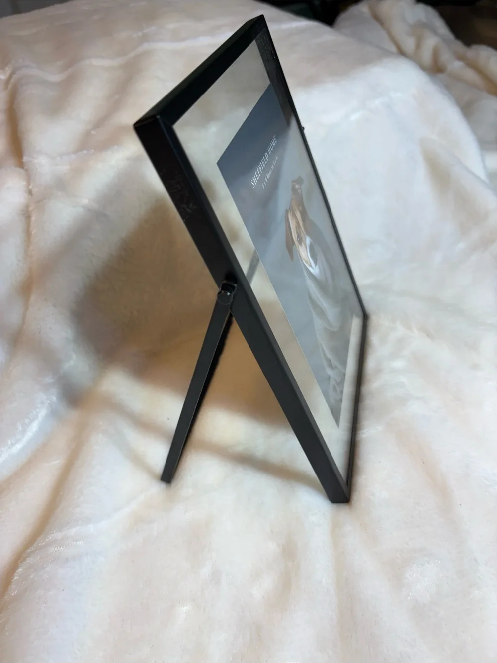 Sheffield Home Black Metal Double-Sided Floating Picture Frame